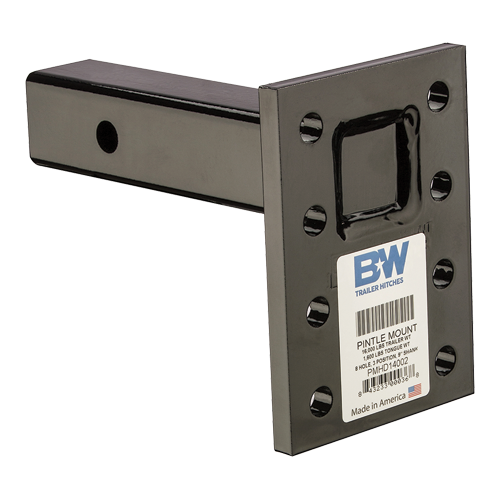 BW, BW PMHD14002 - Pintle Mount Plate for 2" Receiver