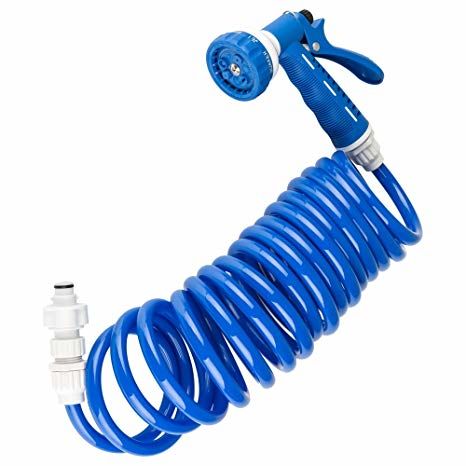 Young Farts RV Parts, Hose For Spray-Away, 15' Coiled, Boxed