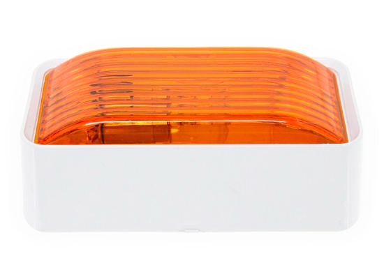 Optronics, Optronics RVPL1A - RV Porch and Utility Light - Rectangular - Amber Lens