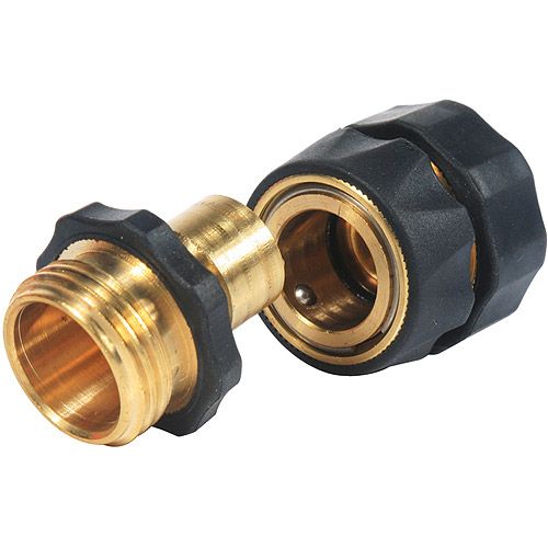 Young Farts RV Parts, QUICK HOSE CONNECT CAMCO 20135 - BRASS Item No. 09-1075