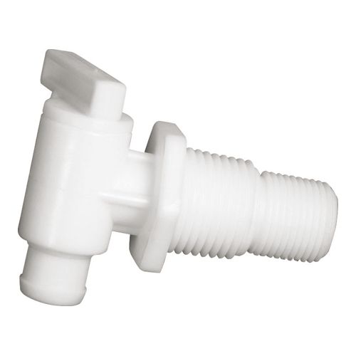 Young Farts RV Parts, SKREW DRAIN CAMCO 22243 DRAIN VALVE - 3/8" OR 1/2" MPT BARB WITHOUT FLANGE -  Item No. 09-4360