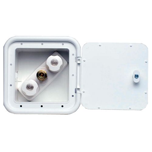 Young Farts RV Parts, SPRAY-PORT OUTLET BOX WITH H Item No. 09-4510