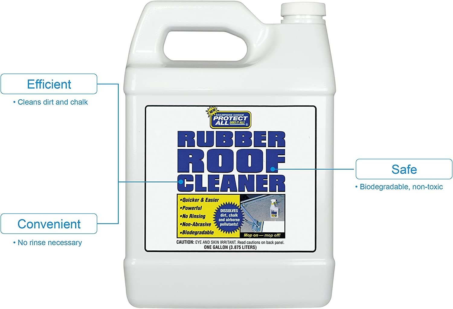 Thetford, Thetford 67128CA - Rubber Roof Cleaner 1 Gal